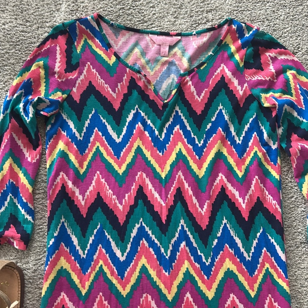 Lilly Pulitzer Gretchen Dress Hearts A Flutter - Picture 2 of 7